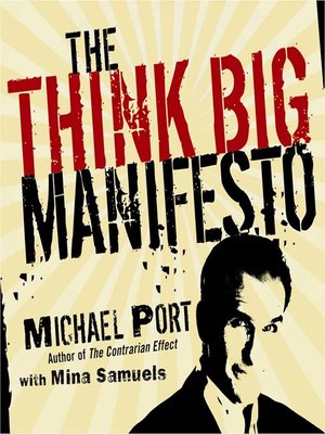 cover image of The Think Big Manifesto